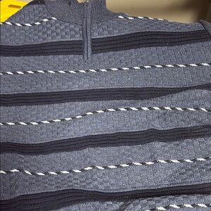 Blue Striped Men's Sweater
